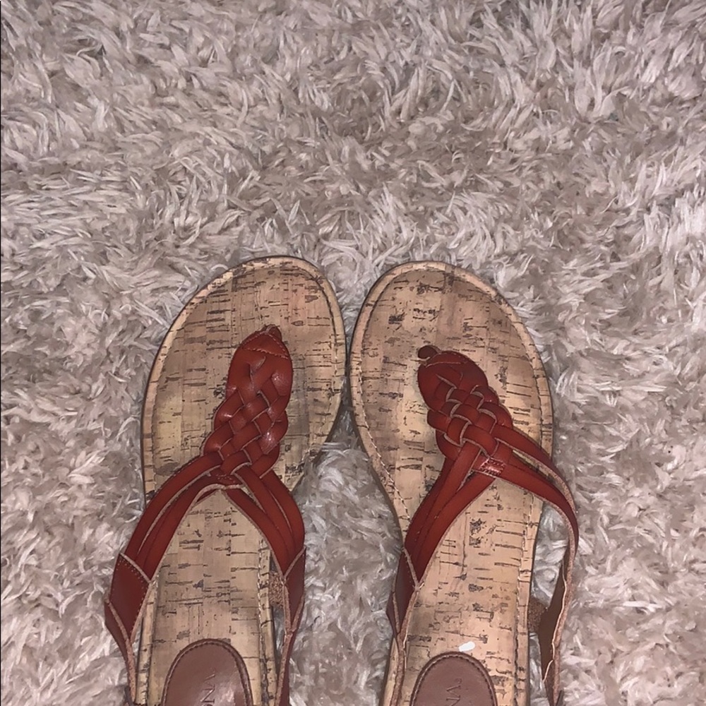 Summer rust-colored sandals 🌼🌞